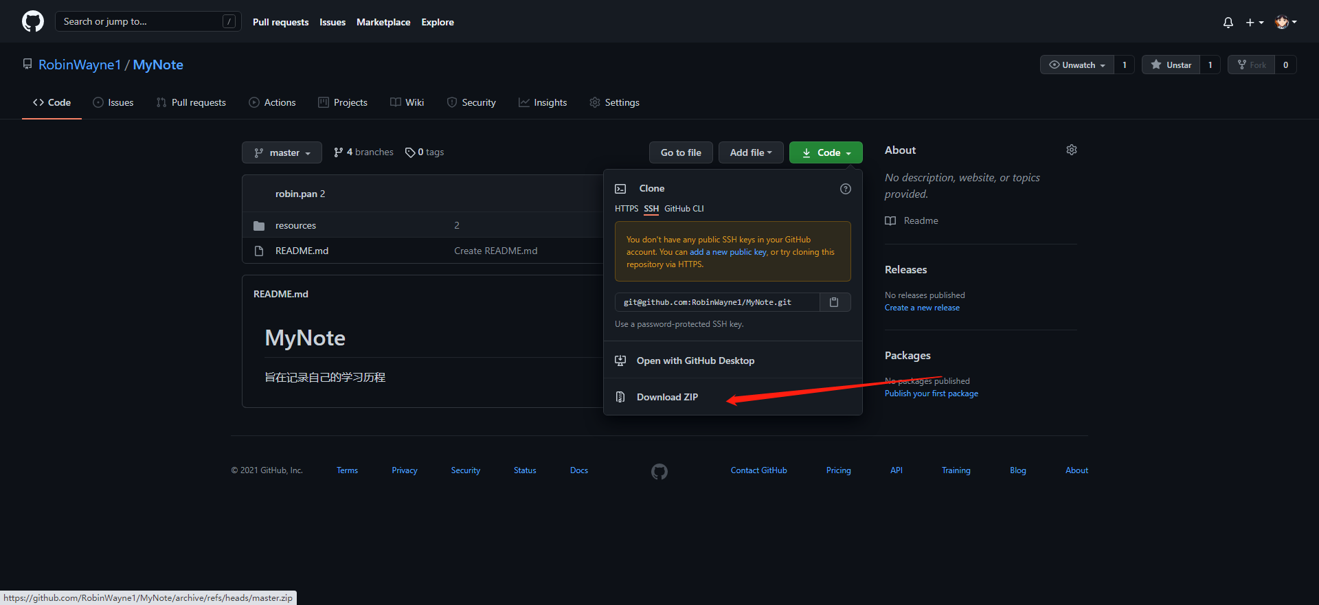 GitHub - RobinWayne1/MyNote · GitHub