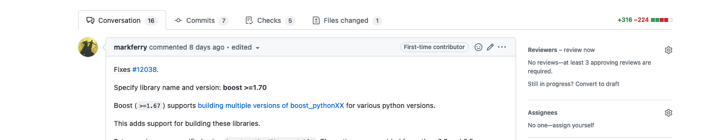 Screenshot 2022-08-09 at 13-35-11 Draft boost add support for multiple boost_python versions by markferry · Pull Request #11998 · conan-io_conan-center-index