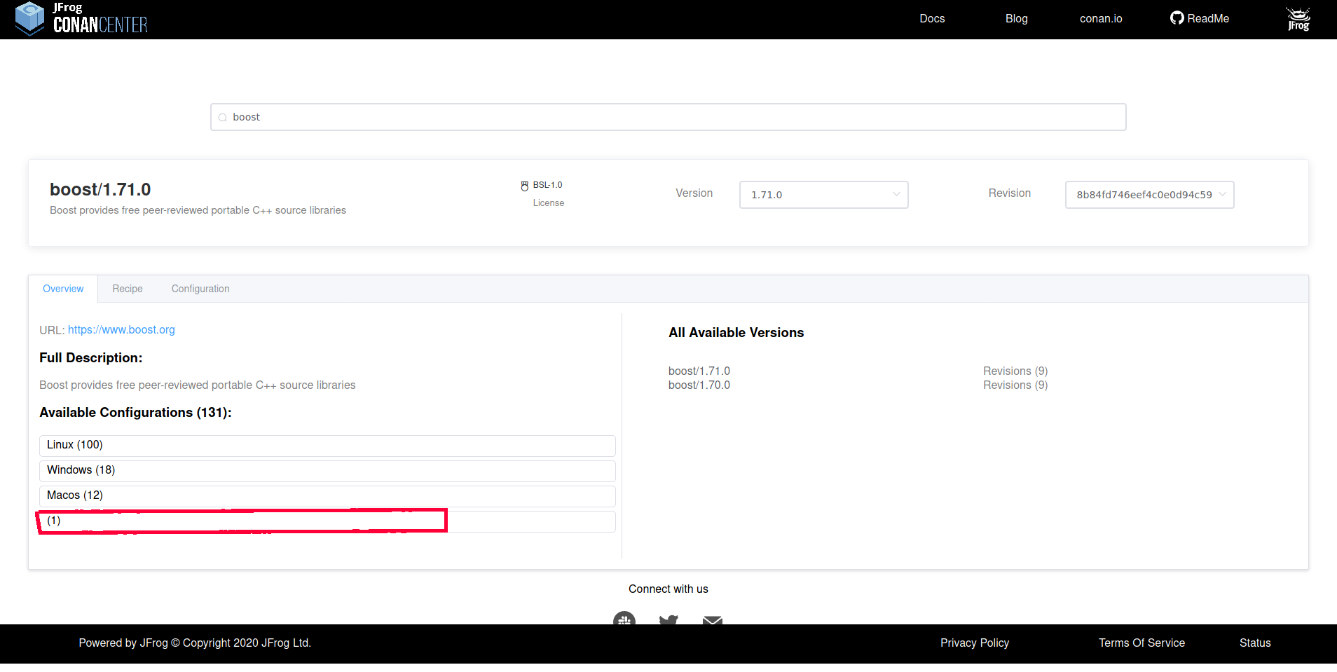 Screenshot_2020-01-13 Boost Package version 1 71 0 ConanCenter - Jfrog