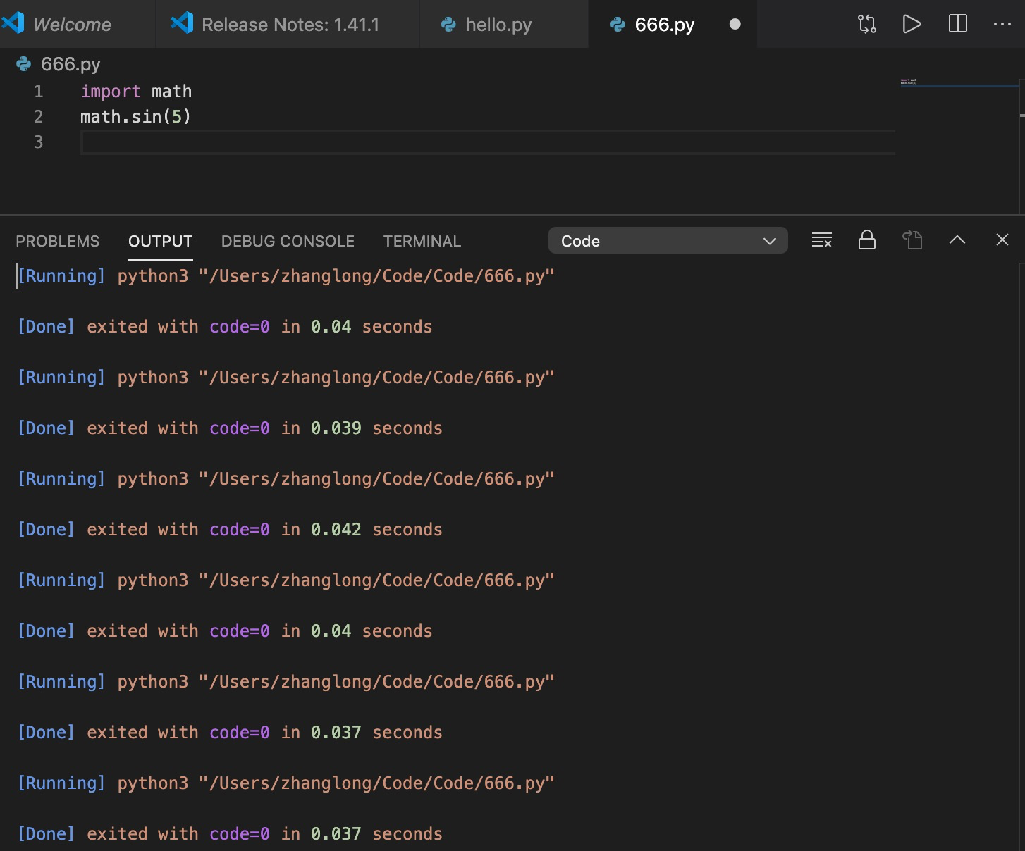 VS Code 中点运行程序，没有出现运算结果，这是为何？ · Issue #866 · neolee/pilot · GitHub