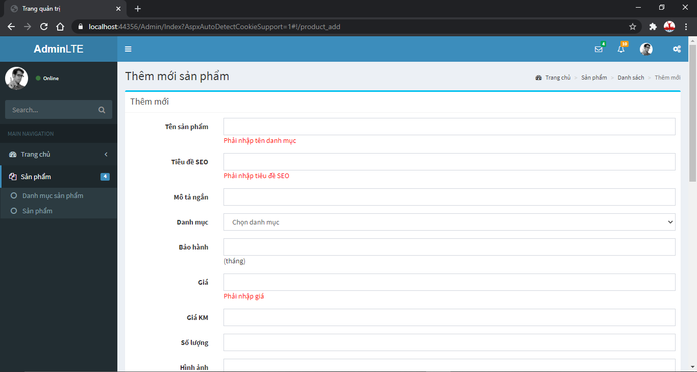 GitHub - lethanhphuong1999/PTHNVShop: This is an online shopping ...