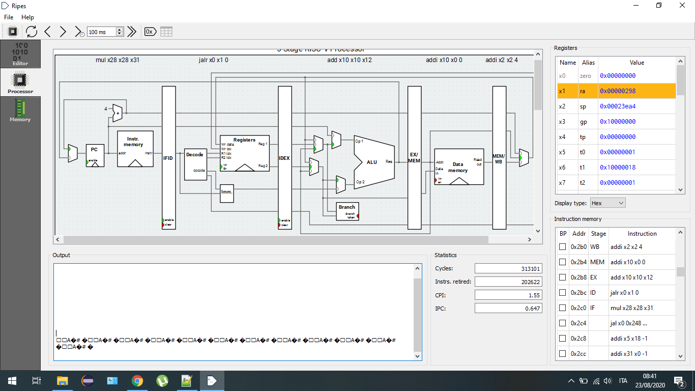 Console printing · Issue #60 · mortbopet/Ripes · GitHub