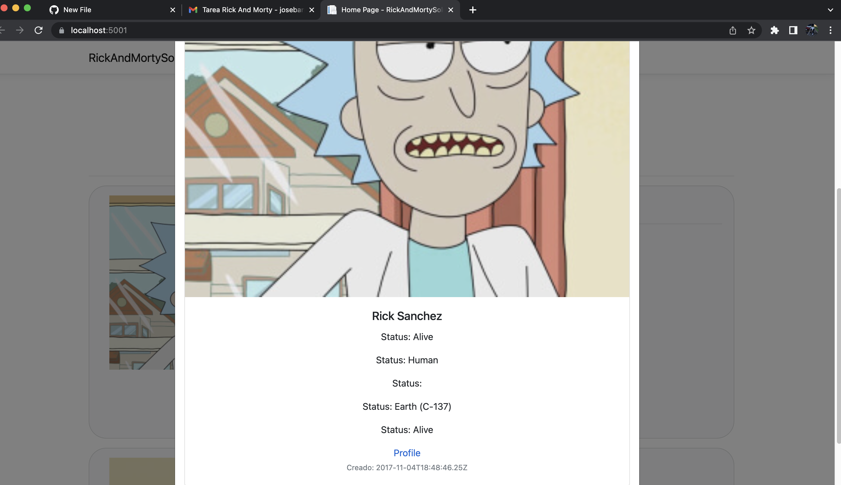 GitHub - R3lativ3/RickAndMortyJoseB: Solucion de proyecto Rick and Morty