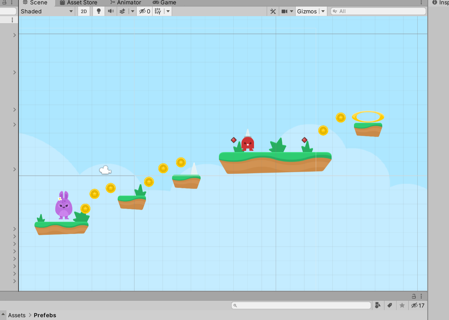 3-2 코인 스크립트 추가 - 유니티 헤엄치기 [따라하면서 배우는 유니티 2D 입문서]