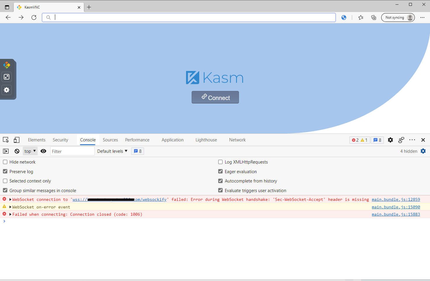 500 error through Cloudflare Tunnel · Issue 38 · kasmtech/KasmVNC · GitHub