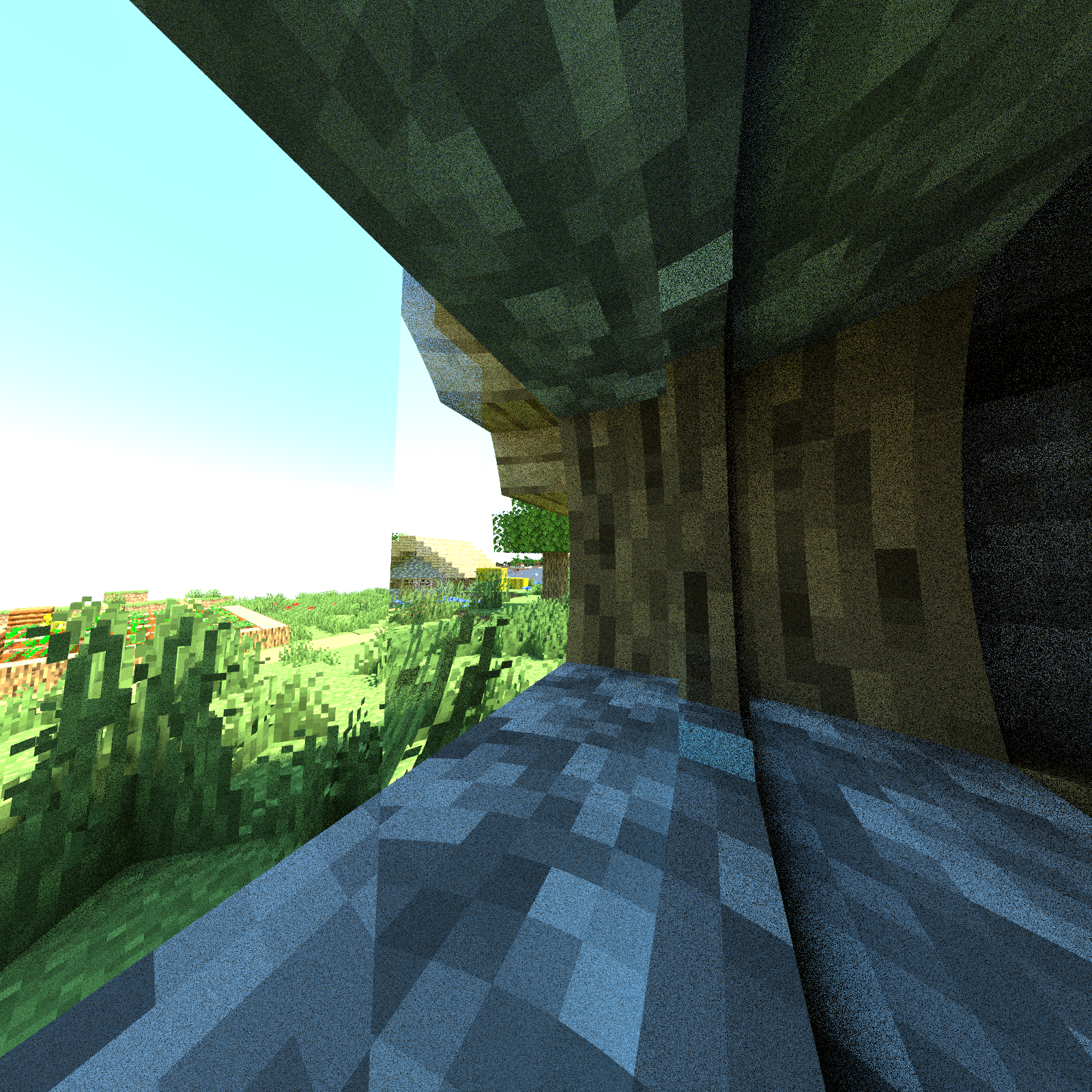 glasspane outside inner beam