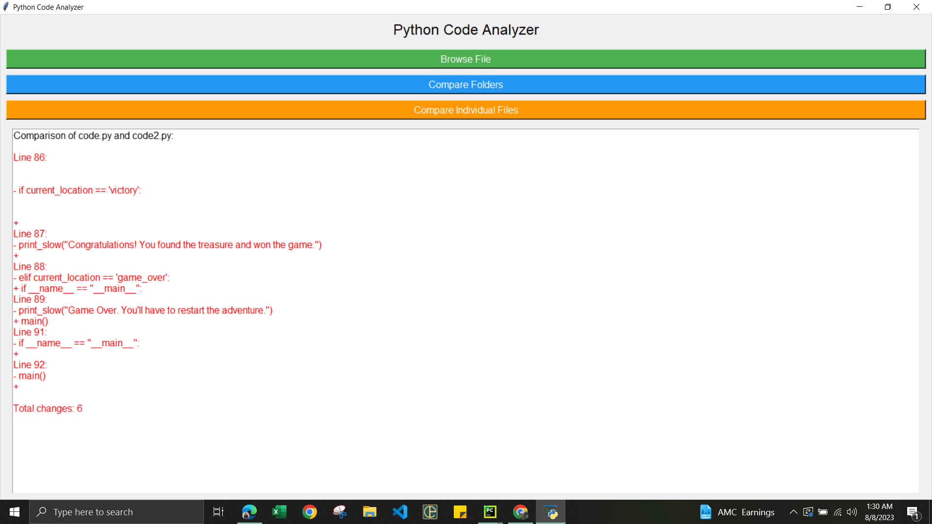 GitHub - saleheenshafiq9/PythonCodeAnalyzer