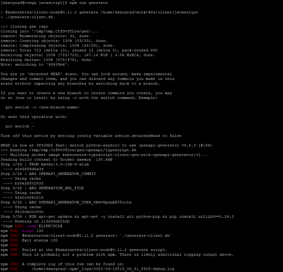 Trying to run generate behind corporate proxy · Issue #421 · kubernetes ...