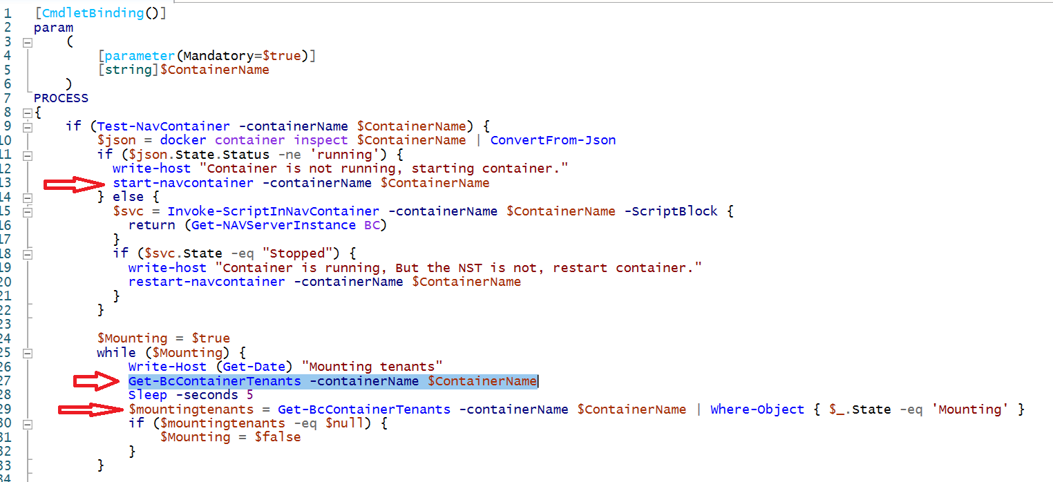 Get-BcContainerTenants : The term 'Get-NavTenant' is not recognized as ...