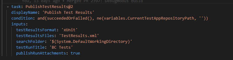 Run-TestsInBCContainer | Failed to publish test results: Test result ...