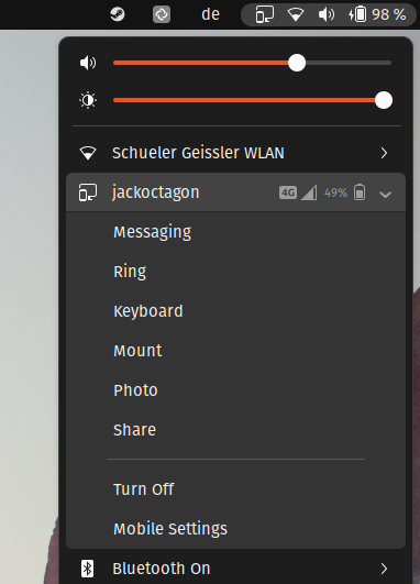 GSConnect displays “4G” icon even if connected via 5G · Issue #1348 ...