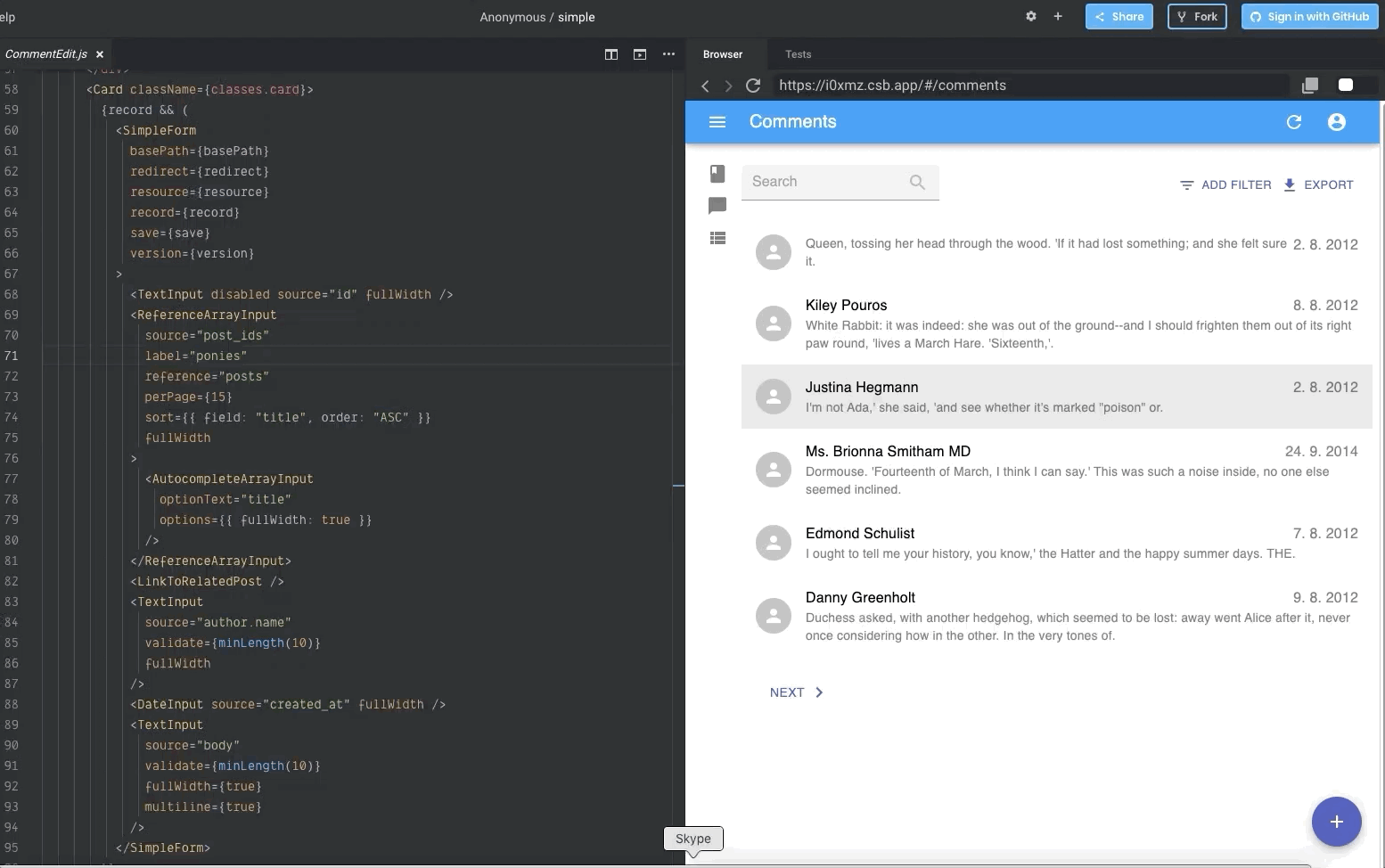 [v3] beta.5 - ReferenceArrayInput ignoring custom label · Issue #3942 ...