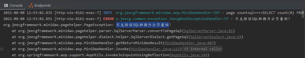 1.3.7 报表设计器报错：不支持该SQL转换为分页查询 · Issue #442 · jeecgboot/jimureport · GitHub