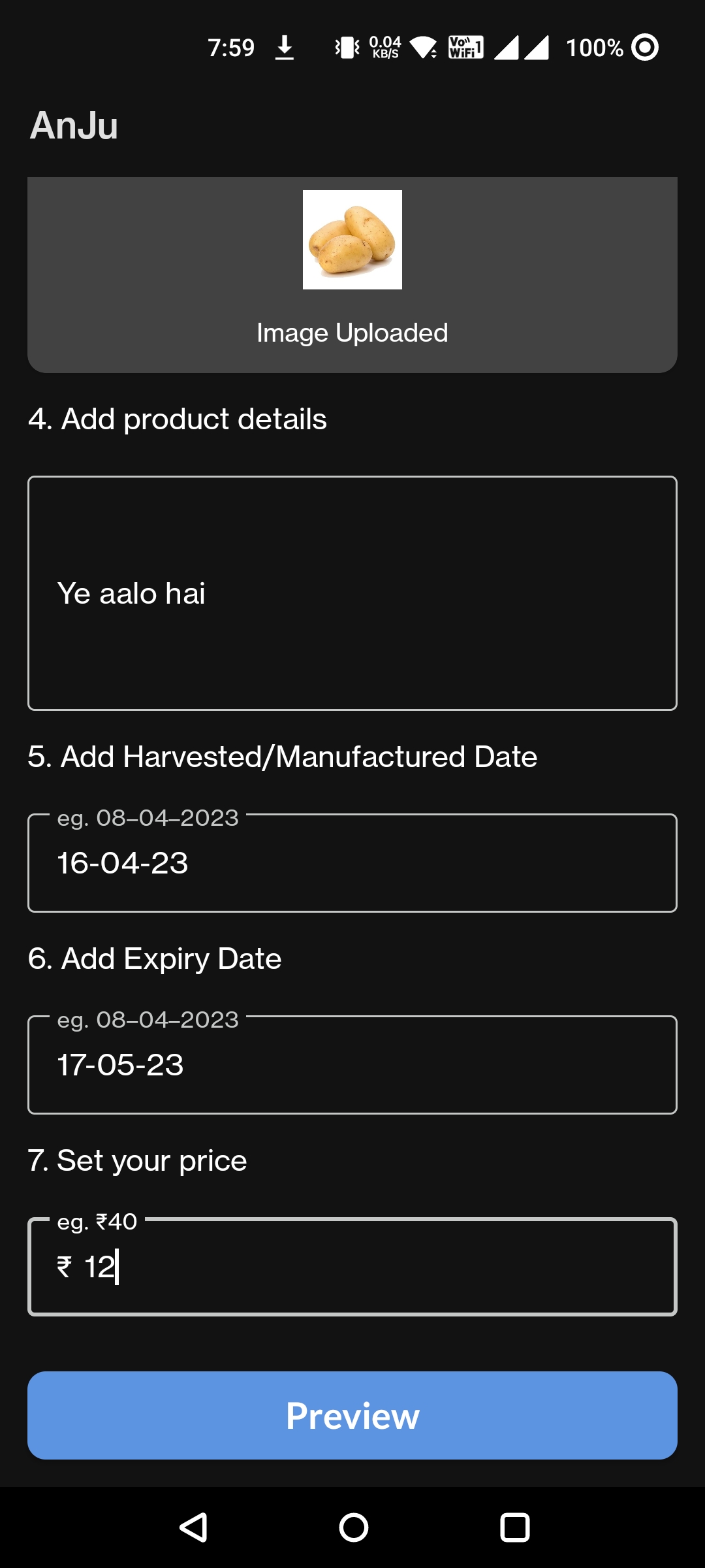 GitHub - Rohit-554/AGRIChain