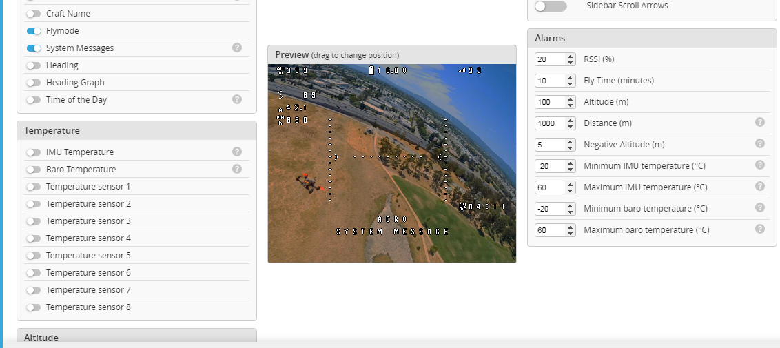 F405 wing OSD lacks parameters · Issue #4674 · iNavFlight/inav · GitHub