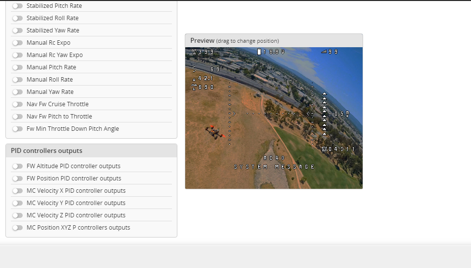 F405 wing OSD lacks parameters · Issue #4674 · iNavFlight/inav · GitHub