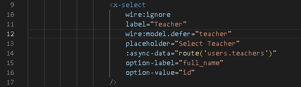 Select component overwrites selected value · Issue #500 · wireui/wireui ...