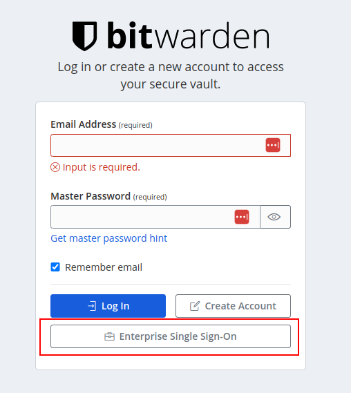 BitWarden Self Hosted SSO Not Working Issue 2491 Bitwarden server 