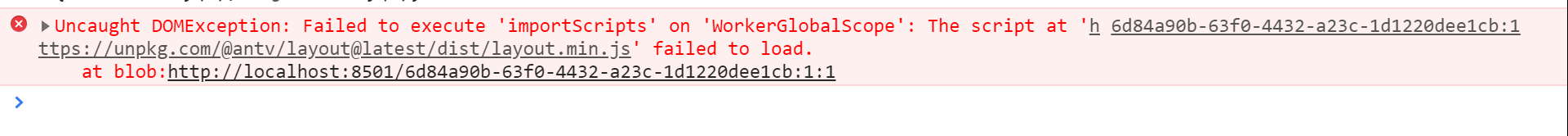 项目中使用workerEnabled控制台报错，@antv/g6 v4.3.3 · Issue #2994 · antvis/G6 · GitHub