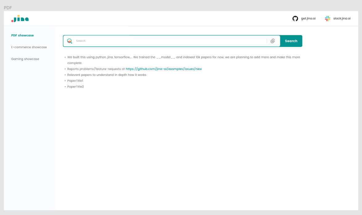 Set up page layout for showcase · Issue #3 · jina-ai/jina-ui · GitHub