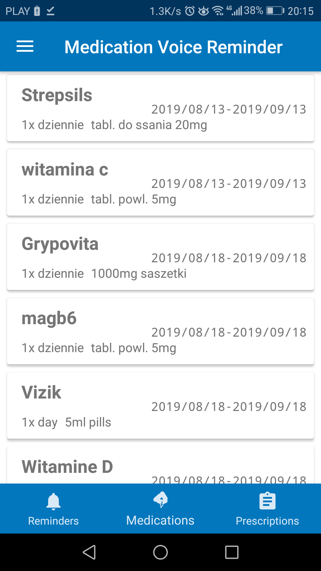 GitHub BuddyDevelop/MedicationVoiceReminder An application used to