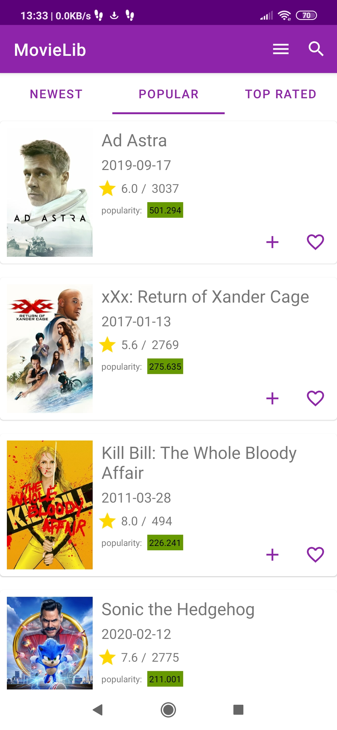 GitHub - BuddyDevelop/MovieLib: App showing newest, most popular, top ...