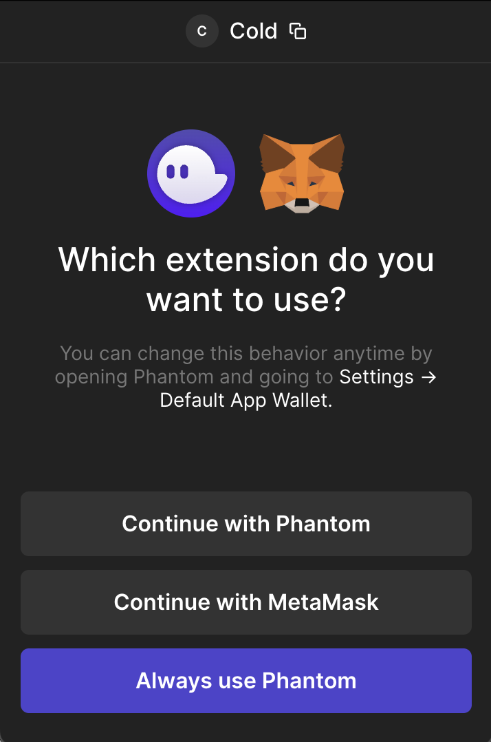 metamask/backpack/phantom provider injection · Issue 3345 · coralxyz