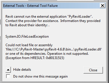 PYREVIT error3
