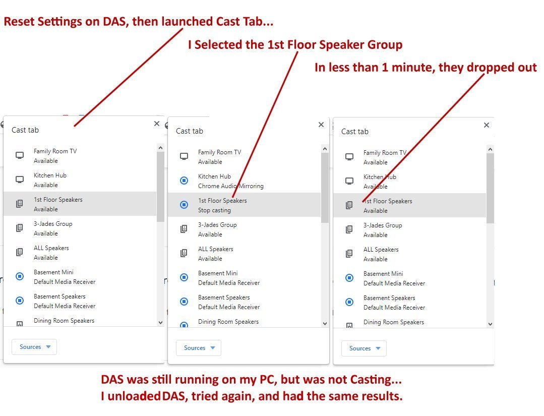 Speaker Group Does Not Work Well · Issue 139 · SamDel/ChromeCast