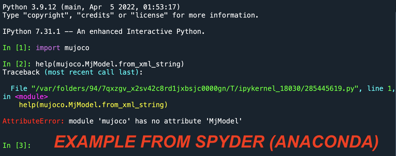 Setting up MuJoCo (Python Bindings) · Issue #506 · google-deepmind ...