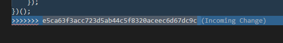 VScode writing commit checksum to file if changes aren't accepted ...