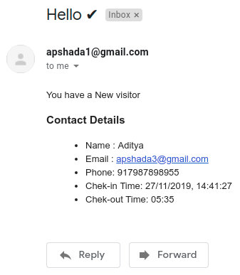 GitHub - apshada/Visitor-Checkpoint: Entry Management Software