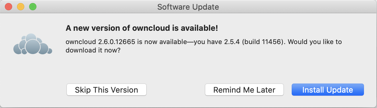 [macOS] Update available shows version number instead of version string ...