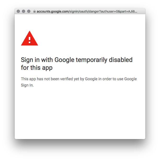Google Sign In is disabled for Meetup connector · Issue 150