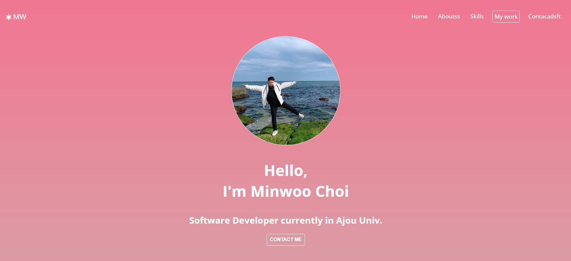 GitHub - woasidh/myPortfolio: web portfolio