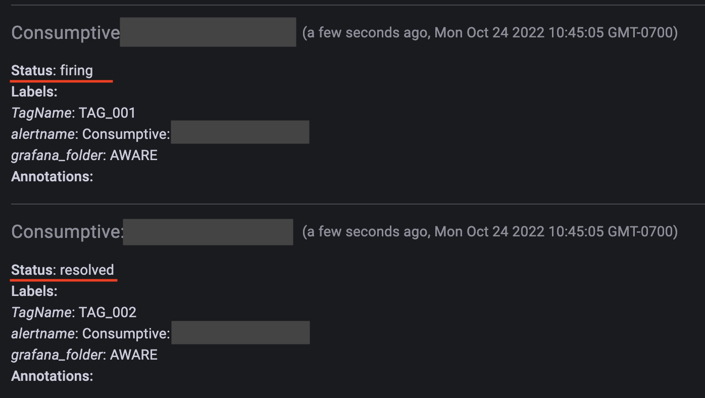 Strange value of payload in Alerting -> OnCall integration · Issue ...