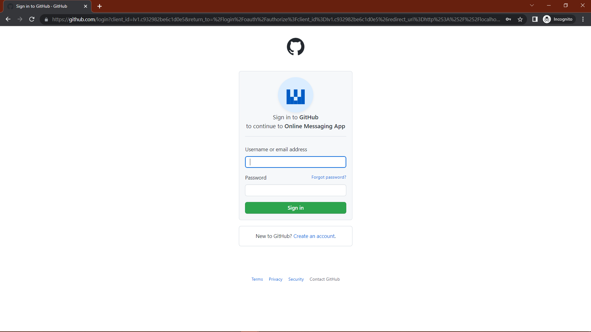User Oauth-Github Login