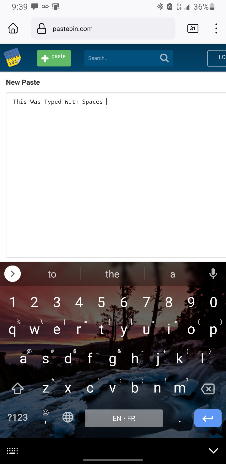Unable to use spaces in most fields on mobile. · Issue #1166 · HangarMC ...