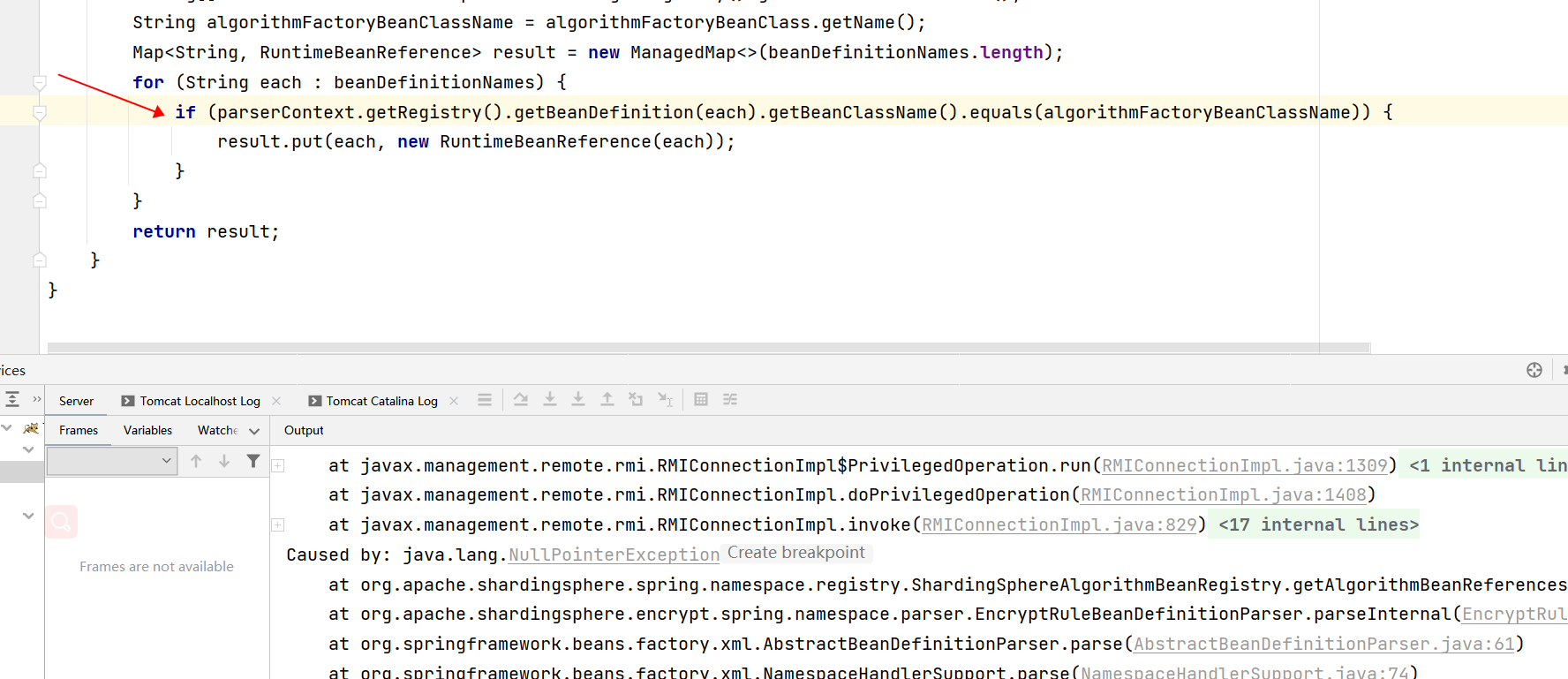 springxml define abstract bean result in NullPointerException · Issue