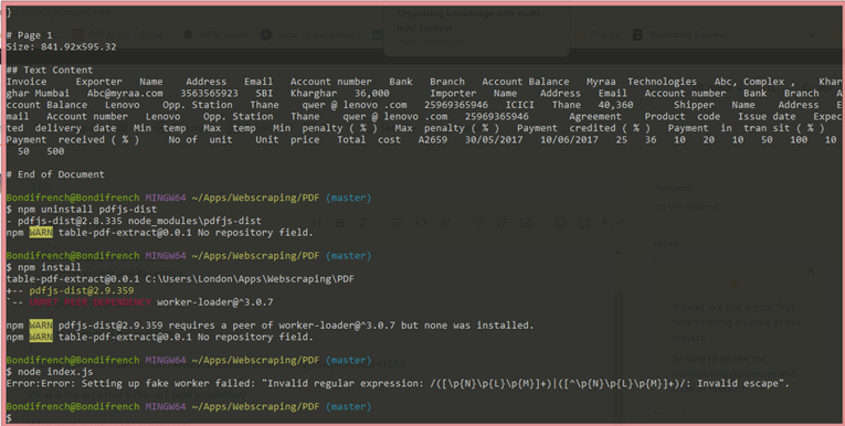 When using PDF.js in node, need for worker seems overkill and many ...
