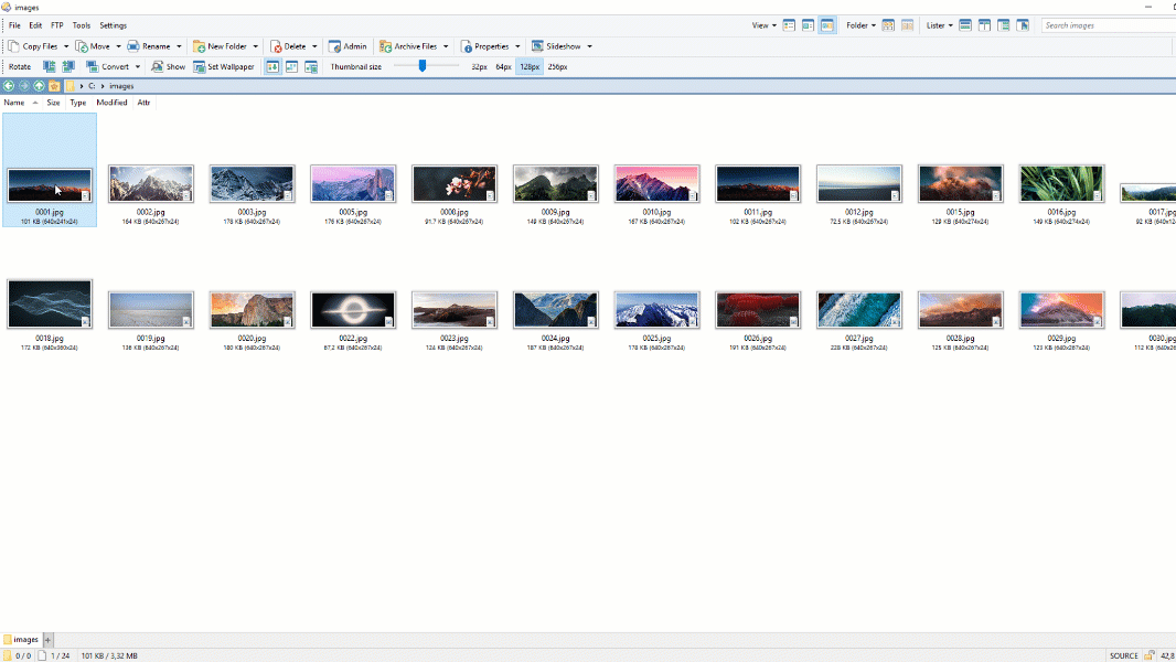 Sync viewer and file selection in Directory Opus