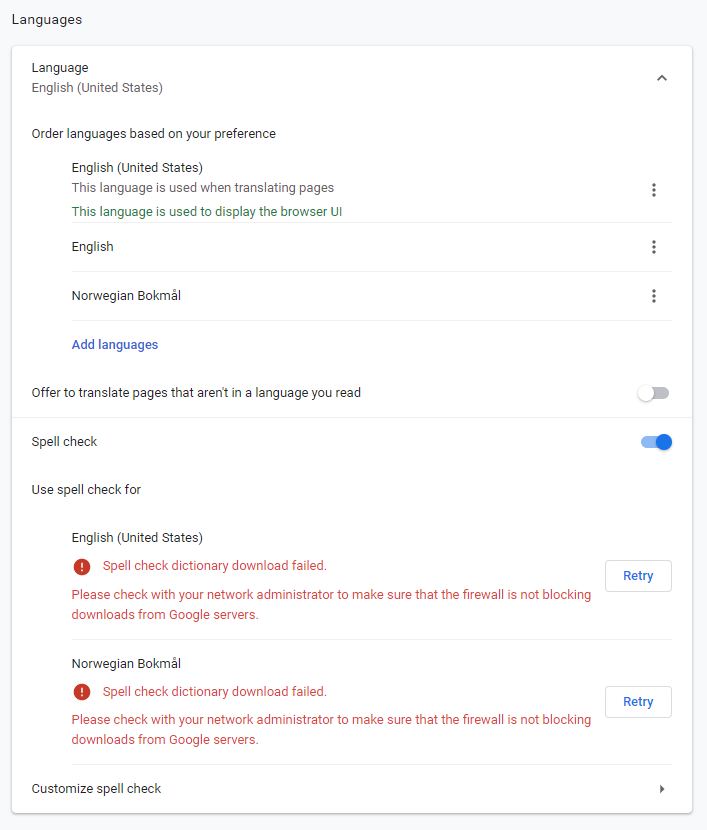 Cannot download languages from settings · Issue #280 · iridium-browser ...