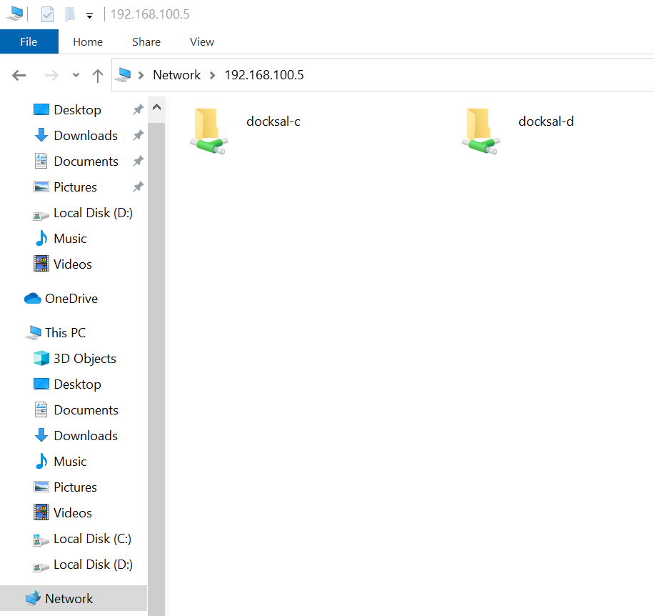 mount /c cannot mount //192.168.64.1/docksalc readonly. exit status