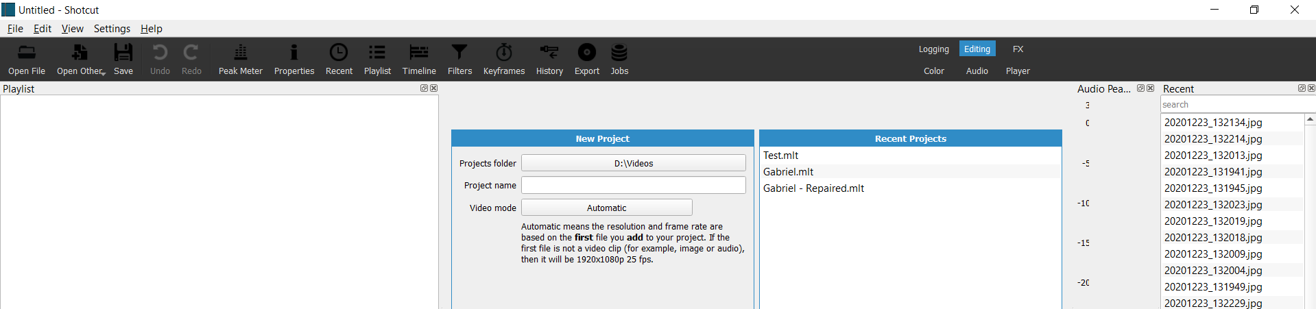 Changing Theme Maintoolbar bug · Issue #1100 · mltframework/shotcut ...
