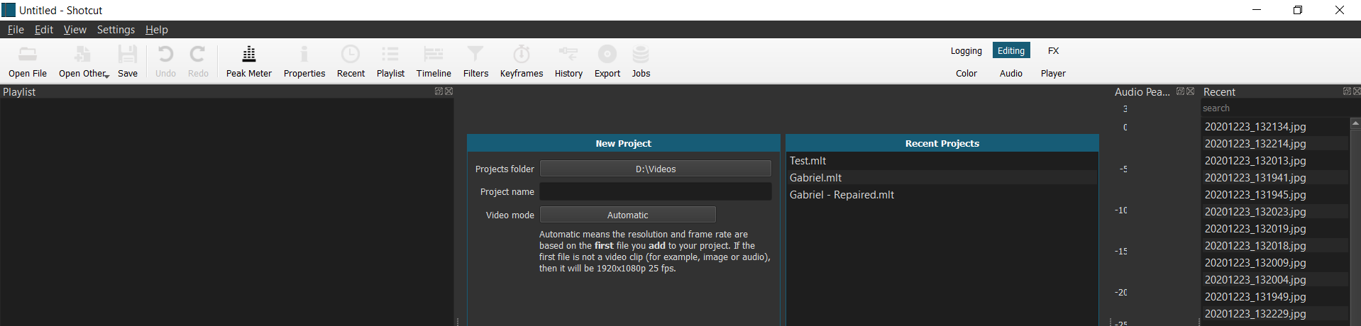 Changing Theme Maintoolbar bug · Issue #1100 · mltframework/shotcut ...