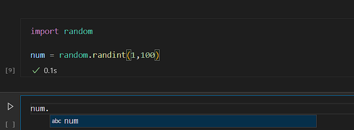 Object reference (auto-completion) not working in subsequent cell ...