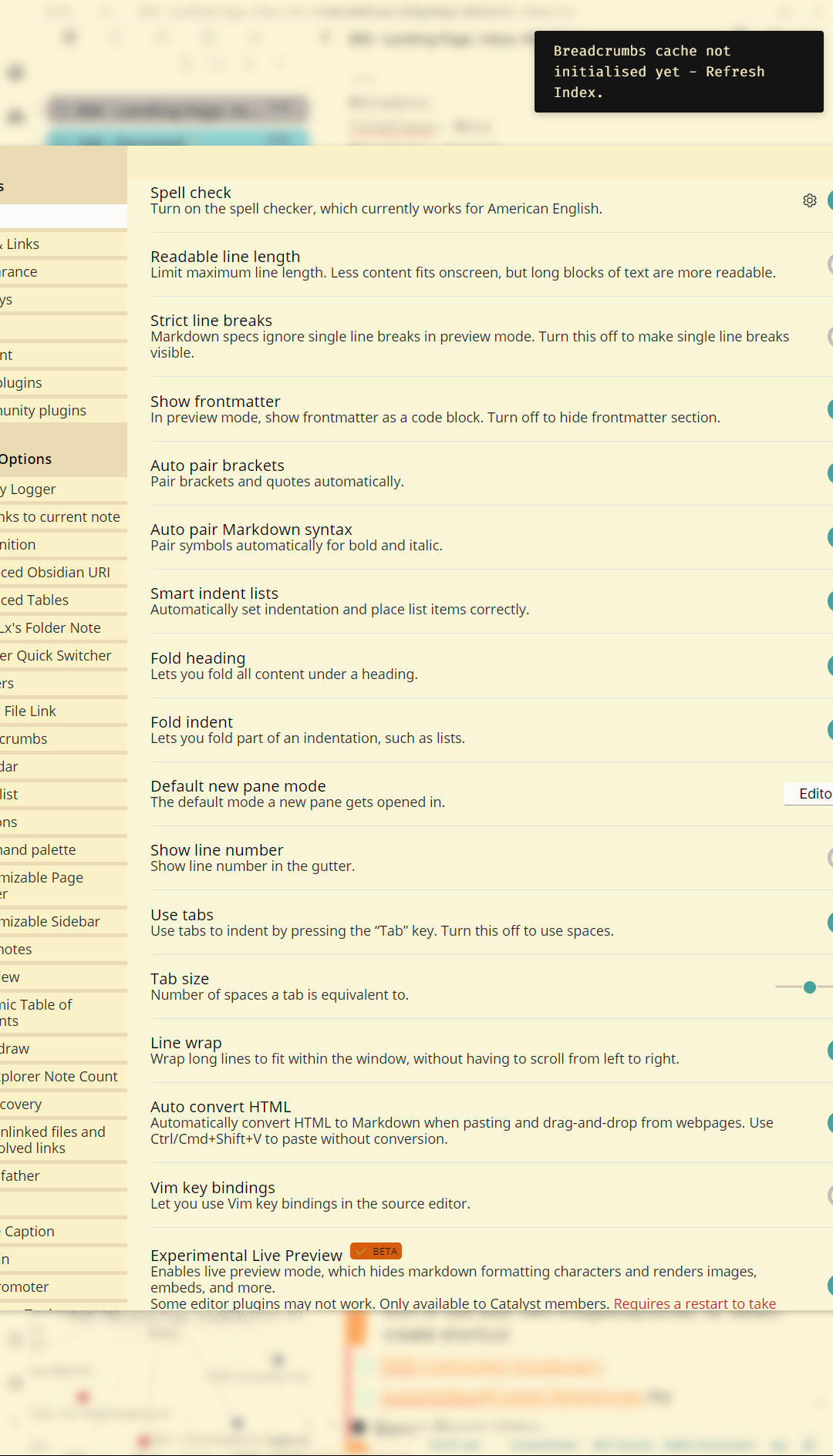 [BUG] Settings modals overflow vertical monitors · Issue #57 ...