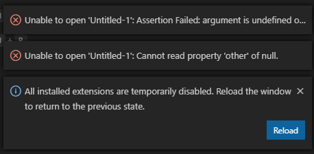 Can't open or even create any files · Issue #94899 · microsoft/vscode ...