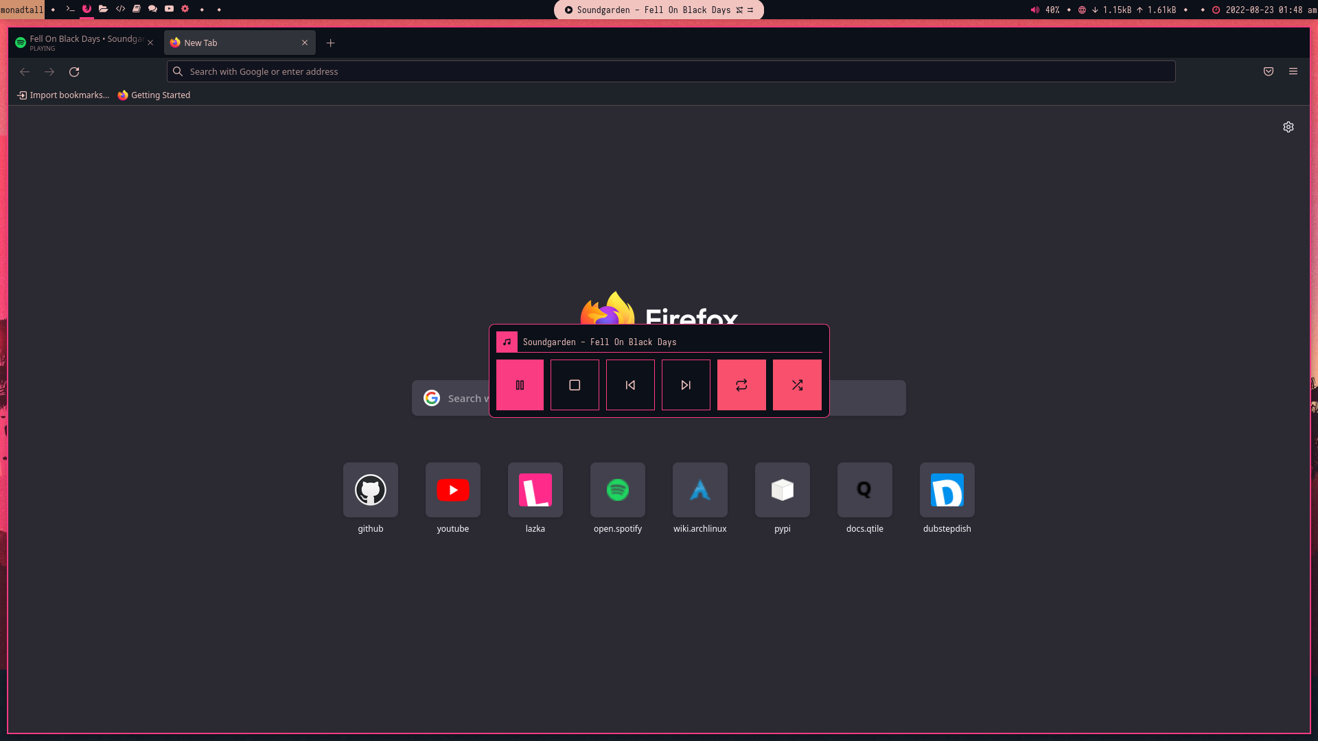 GitHub - franciscoidalgo/archcraft-qtile