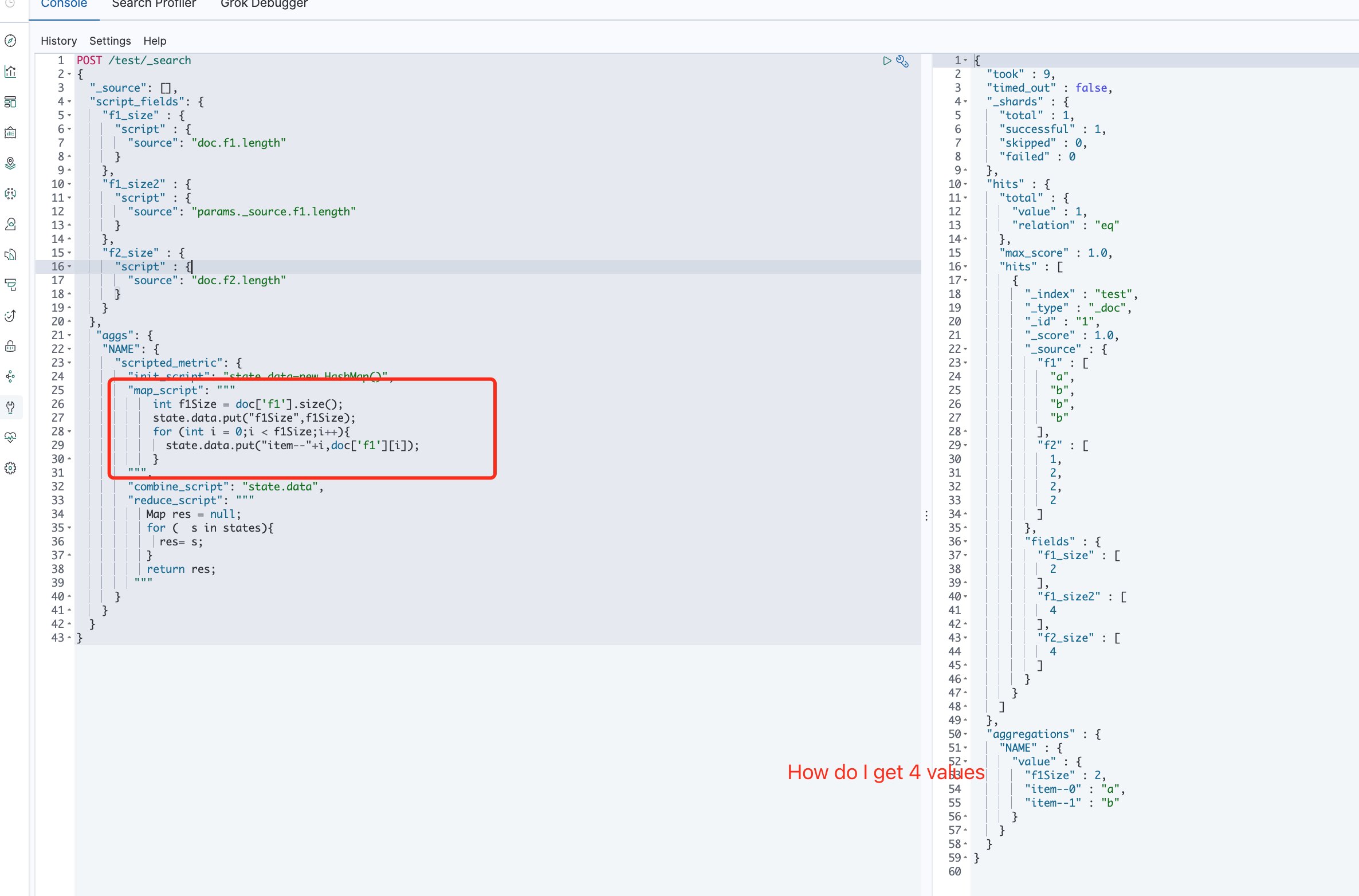 Unexpected length of keyword field in script · Issue 79234 · elastic